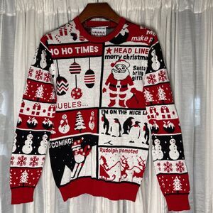 SEASONS GREETINGS Men’s Christmas Sweater Size M (Bx 1)